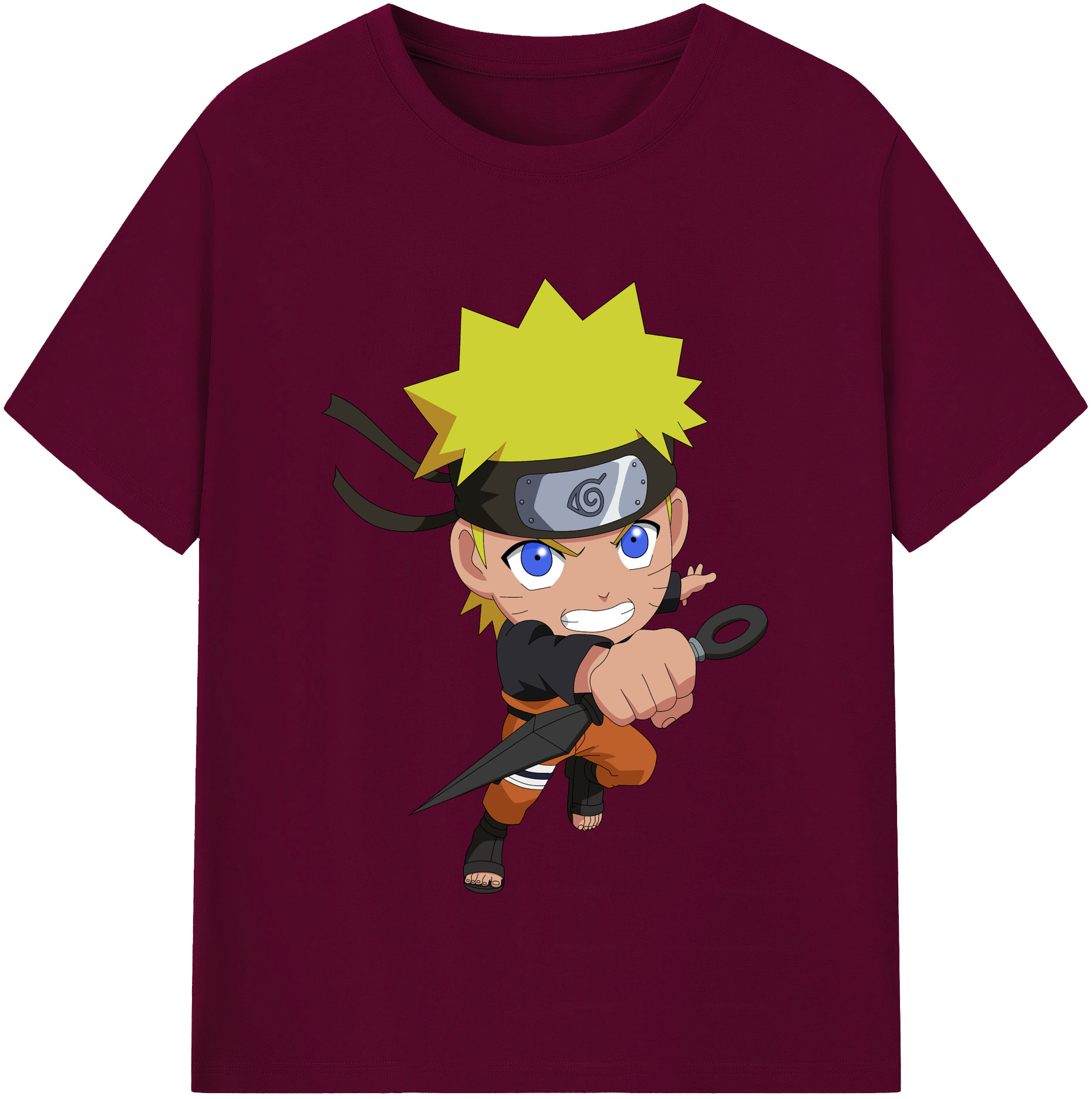 （画像用） NARUTO -ナルト- うずまき ナルト Uzumaki Naruto レディースカジュアルプリントTシャツ（綿100％）